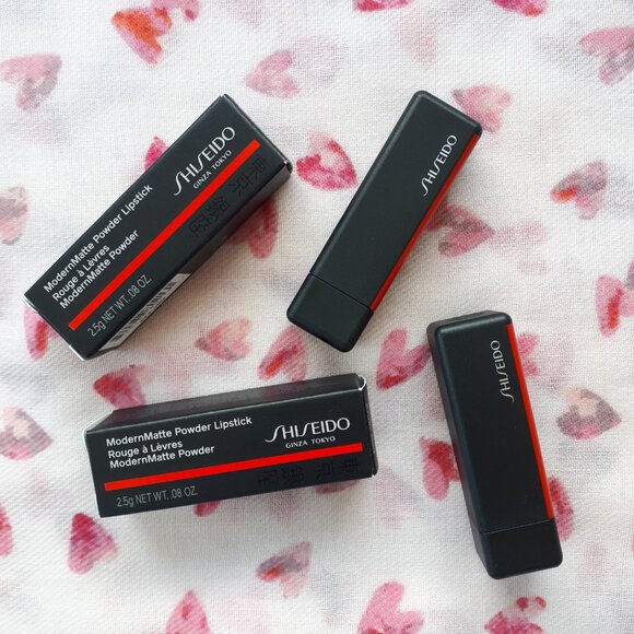 2/$20 Shiseido: ModernMatte Powder Lipstick mini bundle - #516 Exotic Red - Picture 1 of 14